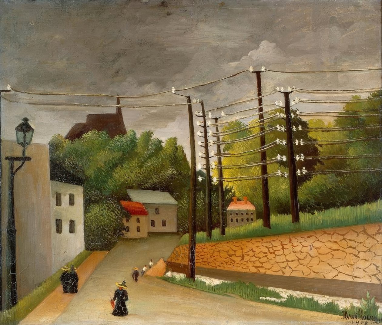 Udsigt over Malakoff af Henri Rousseau