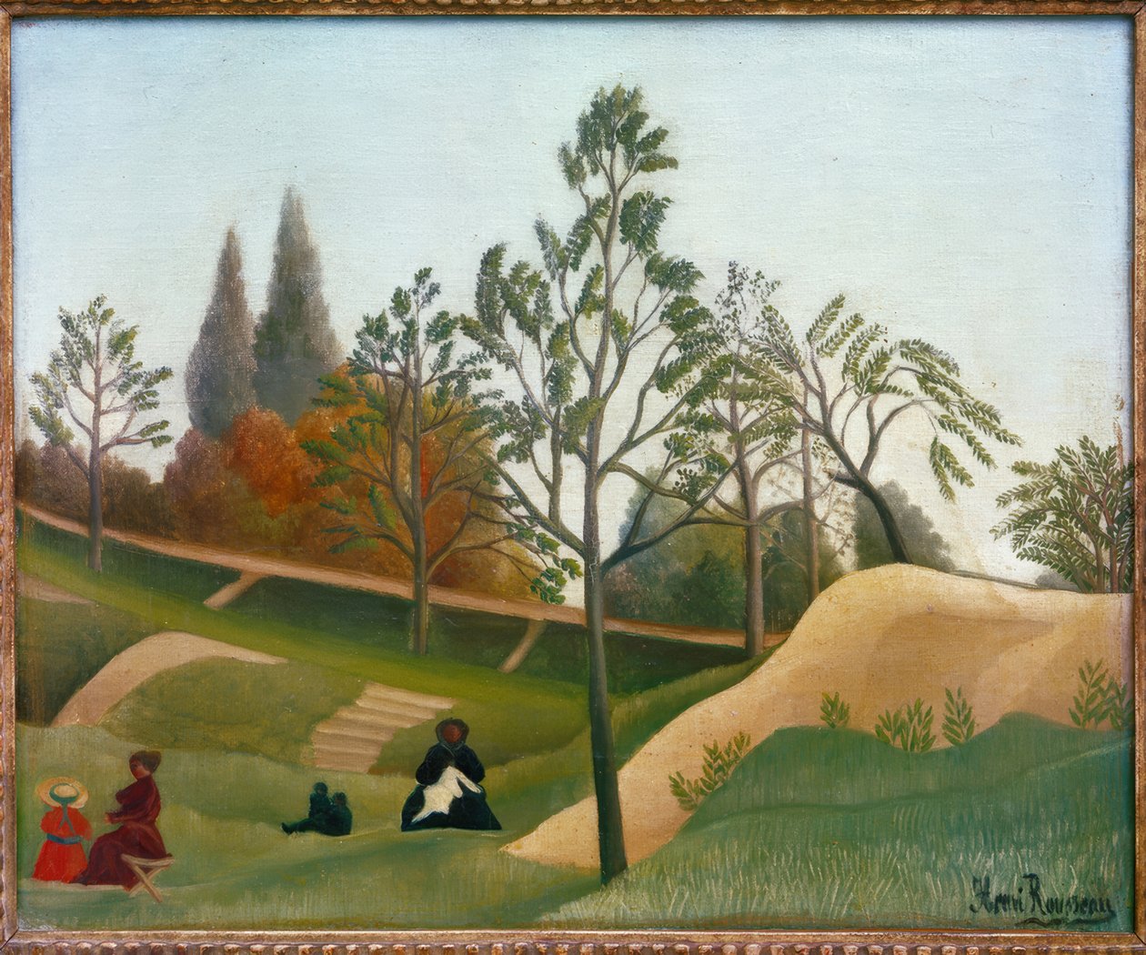 Udsigt over fæstningsværket af Henri Rousseau