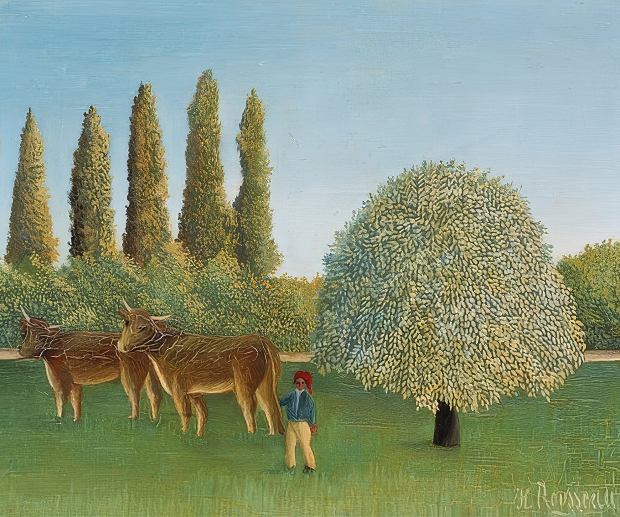 Eng (pil). 1910 af Henri Rousseau