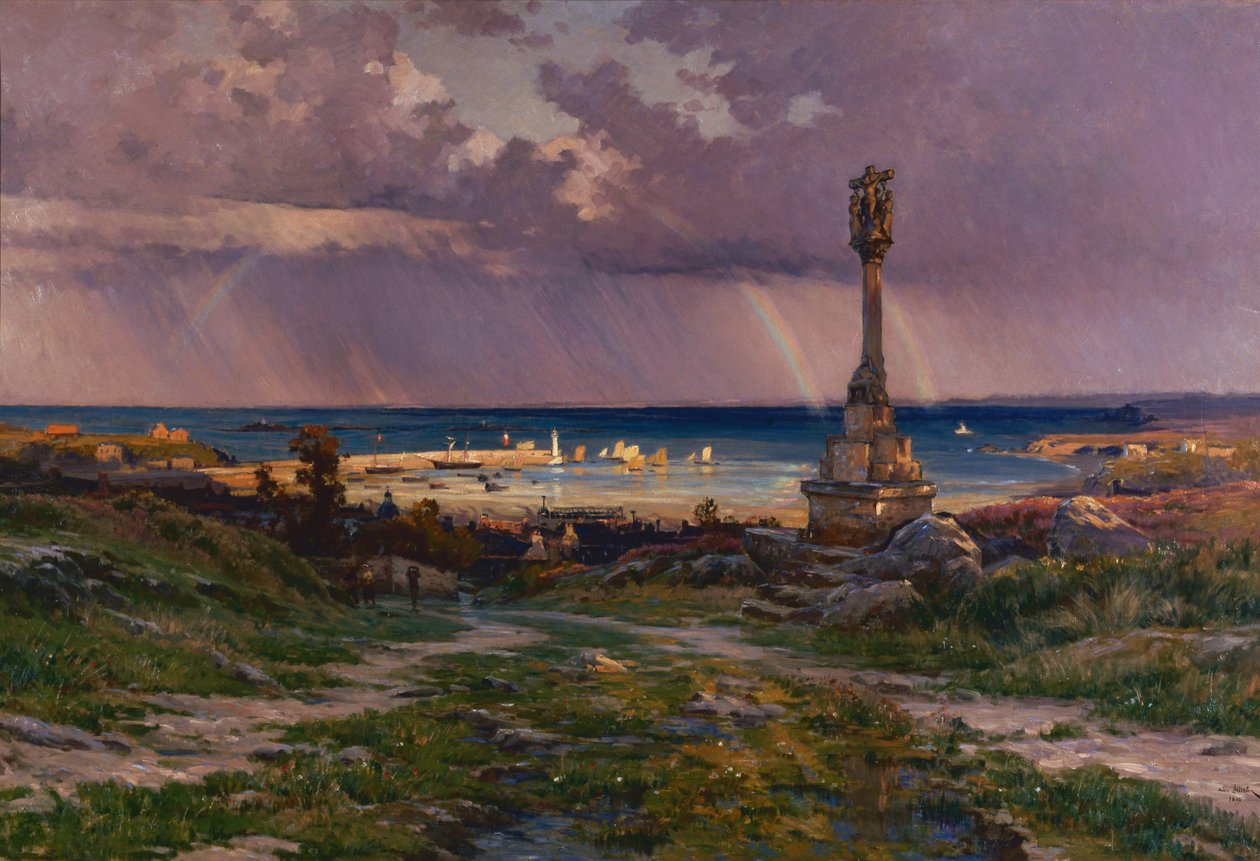 Efter stormen i Portrieux af Henri Saintin