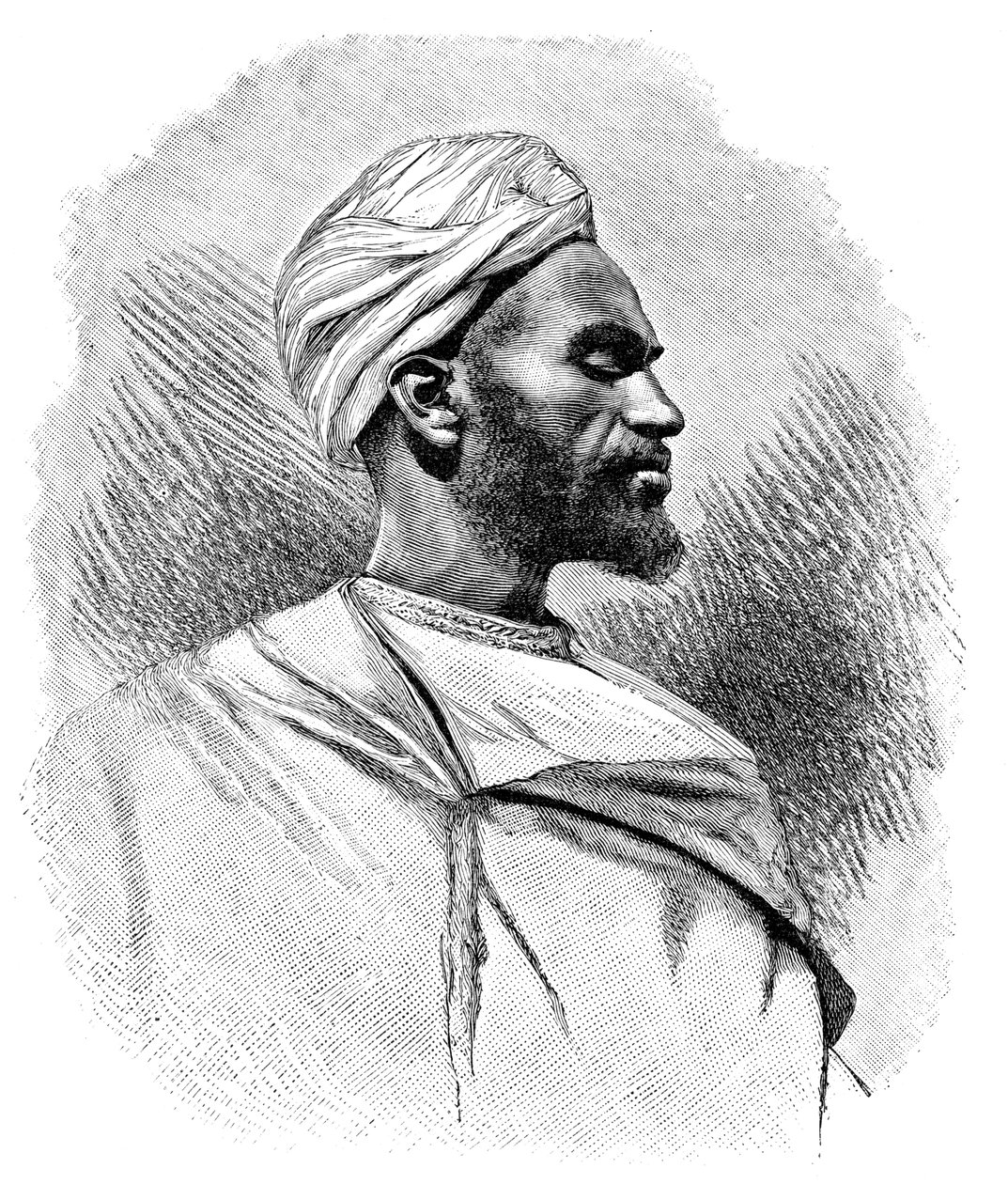 En arabisk kamelfører, Nordafrika, 1895. af Henri Thiriat