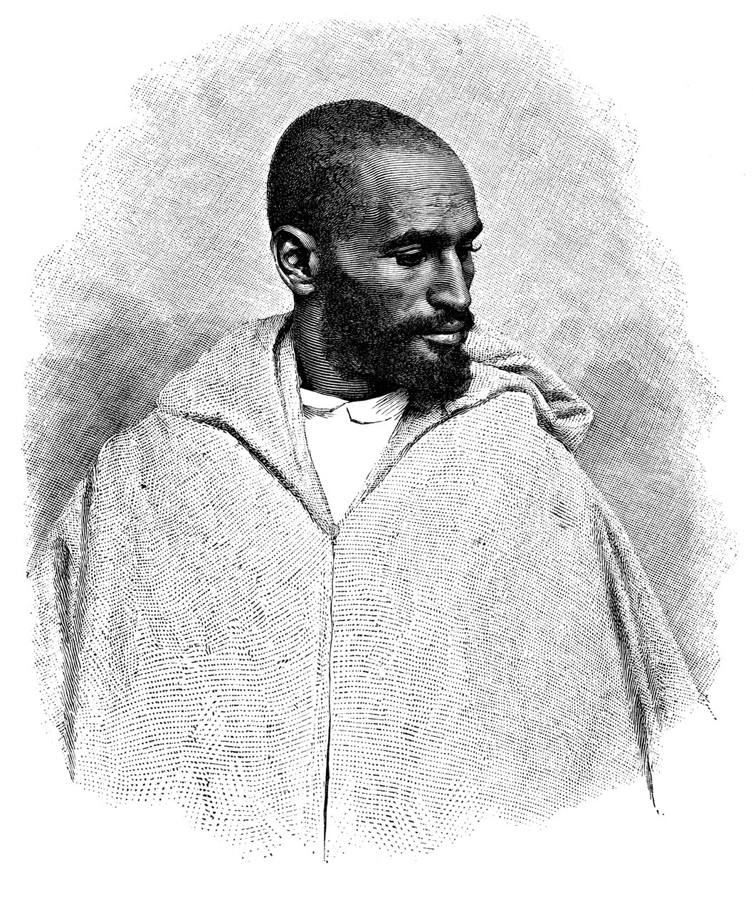 En arabisk mand fra Tanger, Marokko, 1895. af Henri Thiriat