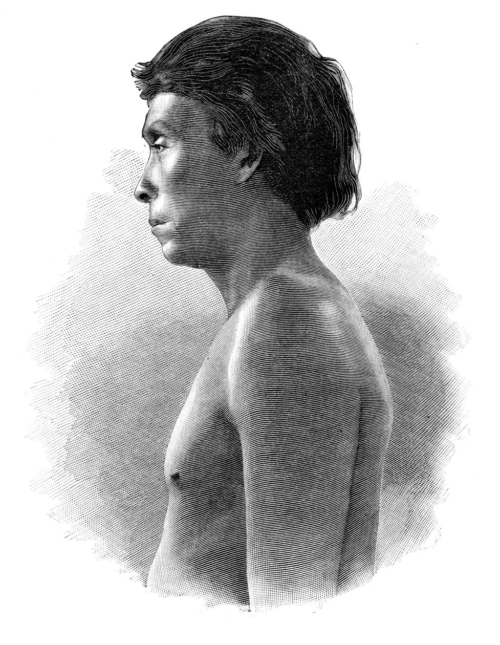 Guatsu Indian, Mellemamerika, c1890 af Henri Thiriat