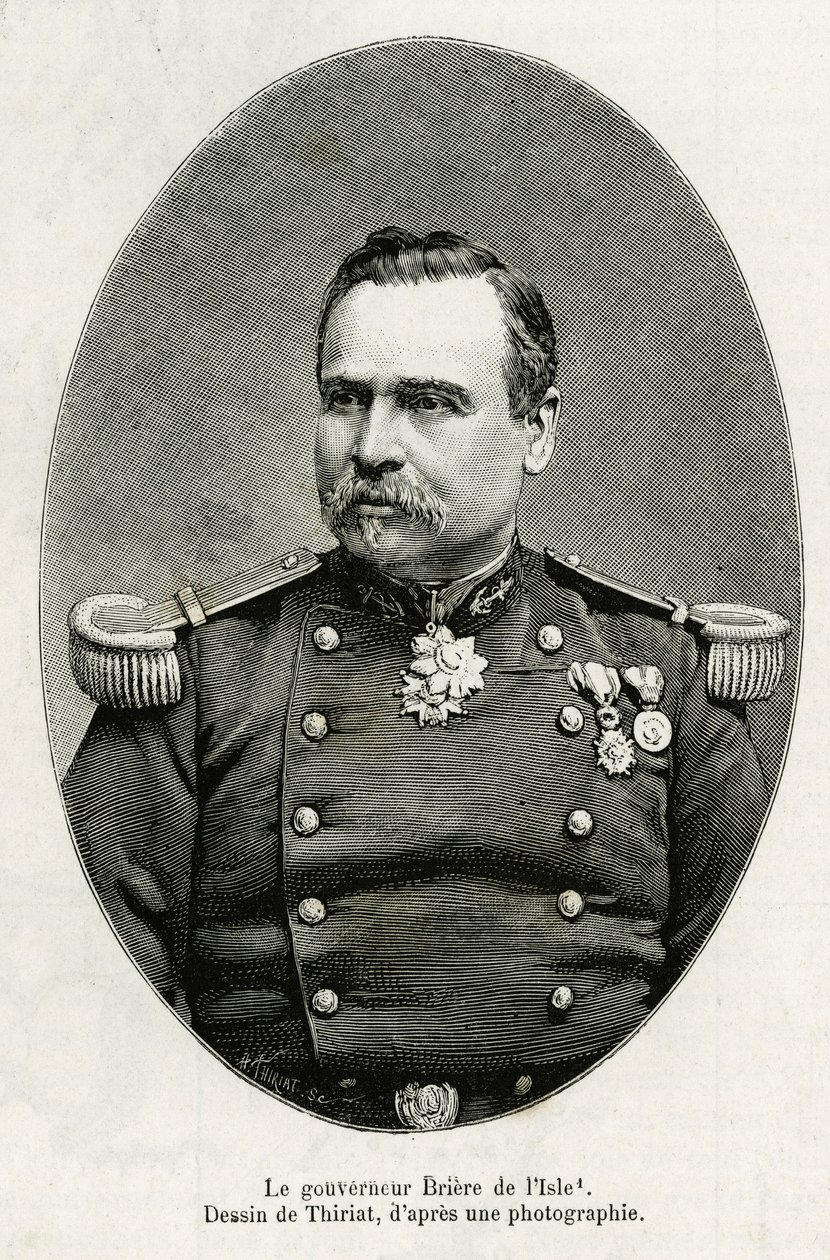 Portræt af guvernør Louis Briere de L