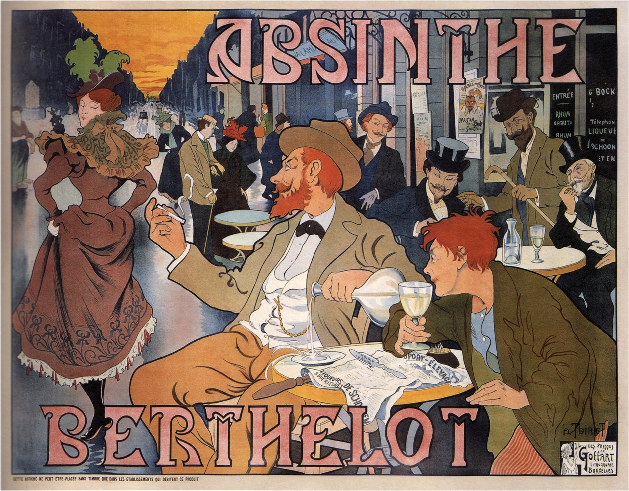 Absinthe Berthelot, 1898 af Henri Thiriet