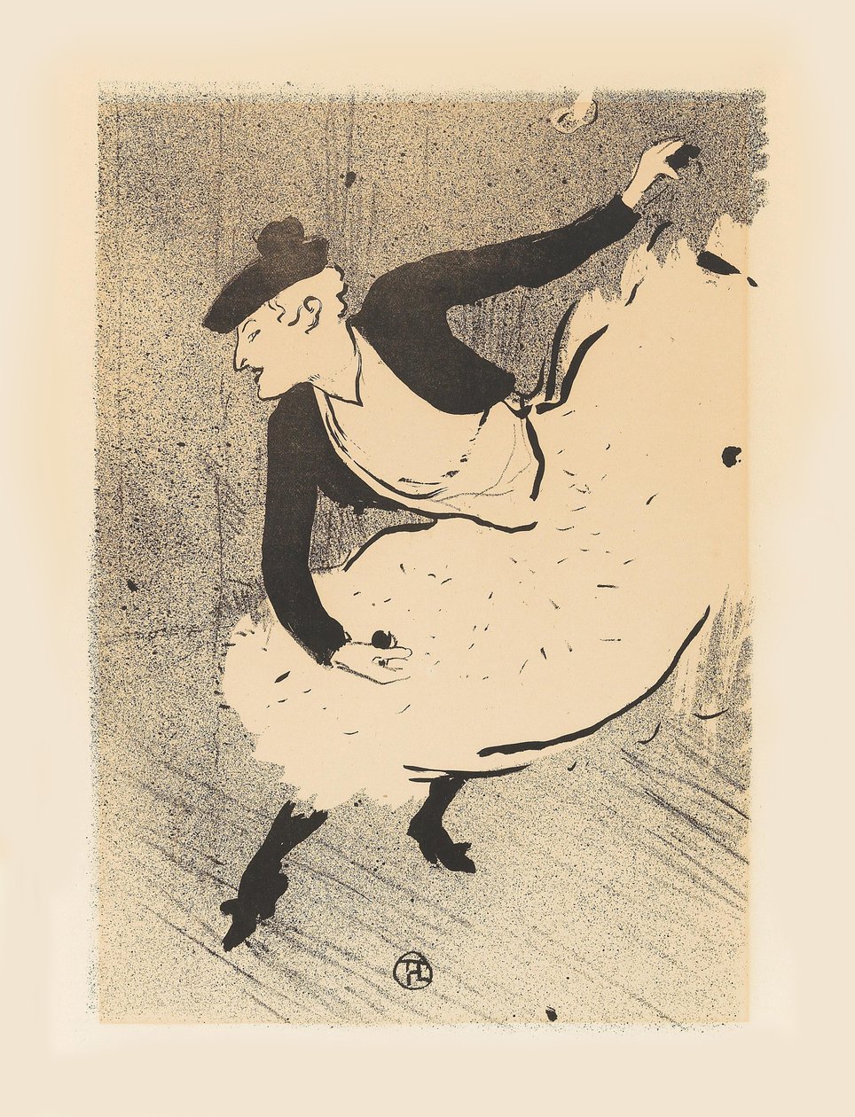 Edmee Lescot, 1893. af Henri Toulouse Lautrec de