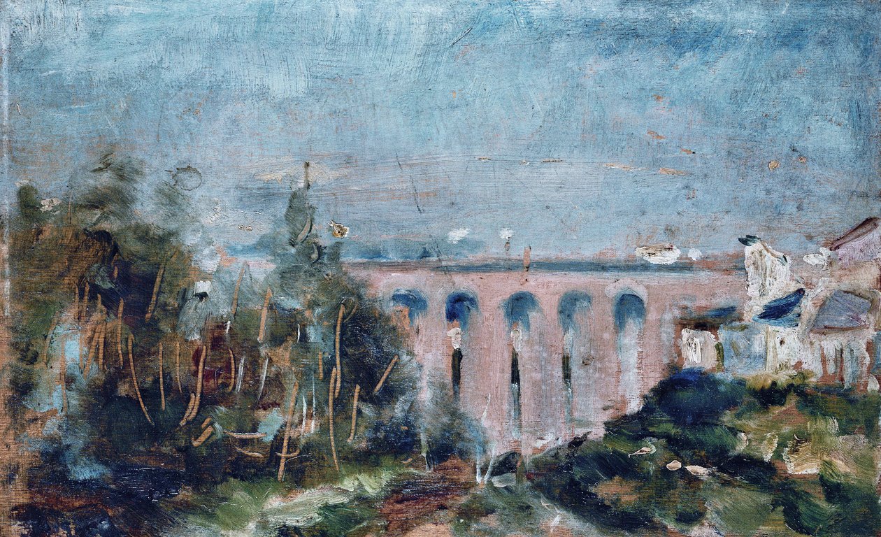 Castelviel-viadukten i Albi, 1880. af Henri Toulouse Lautrec de