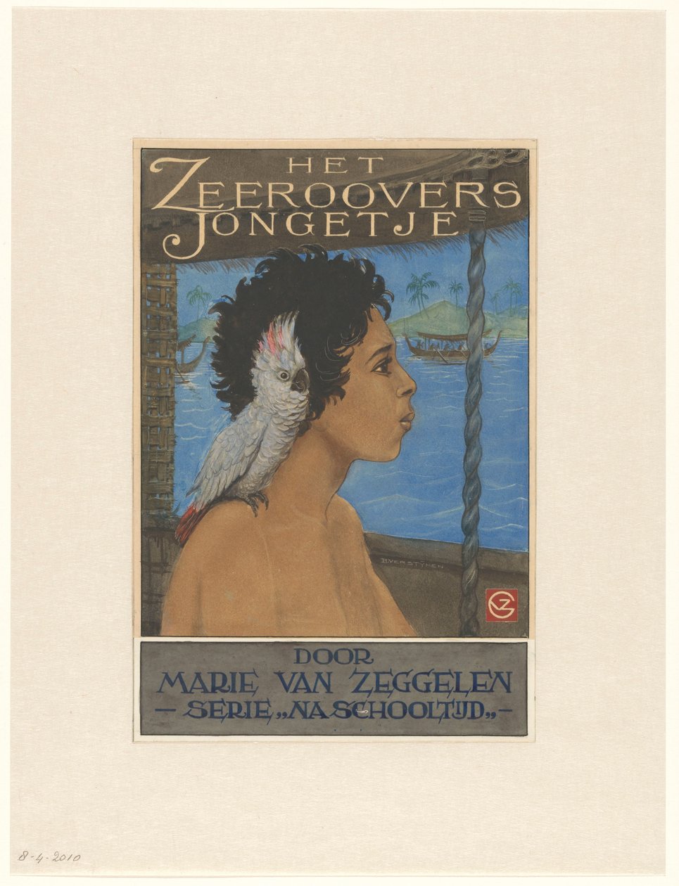 Titelside til The Pirate Boy af Marie van Zeggelen af Henri Verstijnen