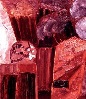 Hollandsk bondehus med figurer i Zeeland, ca. 1915 af Henri Victor Gabriel Le Fauconnier