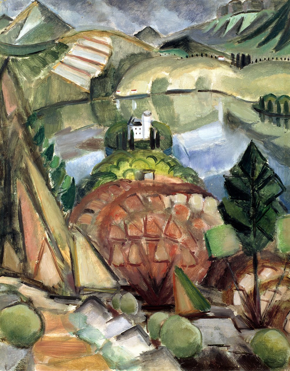 Søen af Henri Victor Gabriel Le Fauconnier