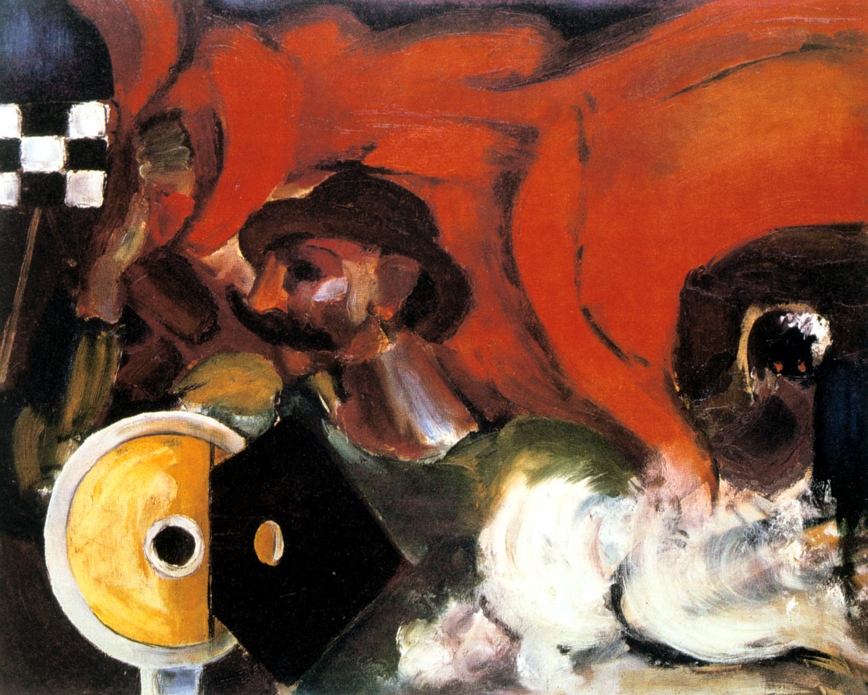 Signalet, 1915 af Henri Victor Gabriel Le Fauconnier