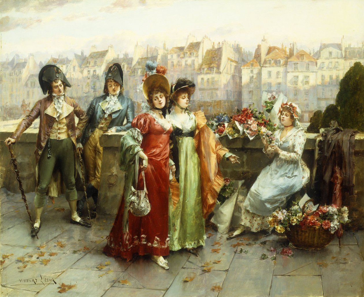 Flirt af Henri Victor Lesur
