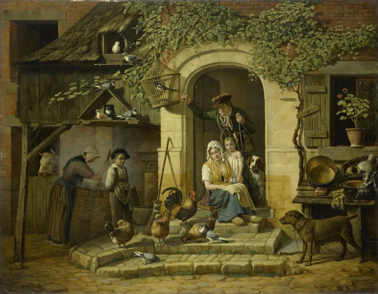 En jægers hjem af Henri Voordecker