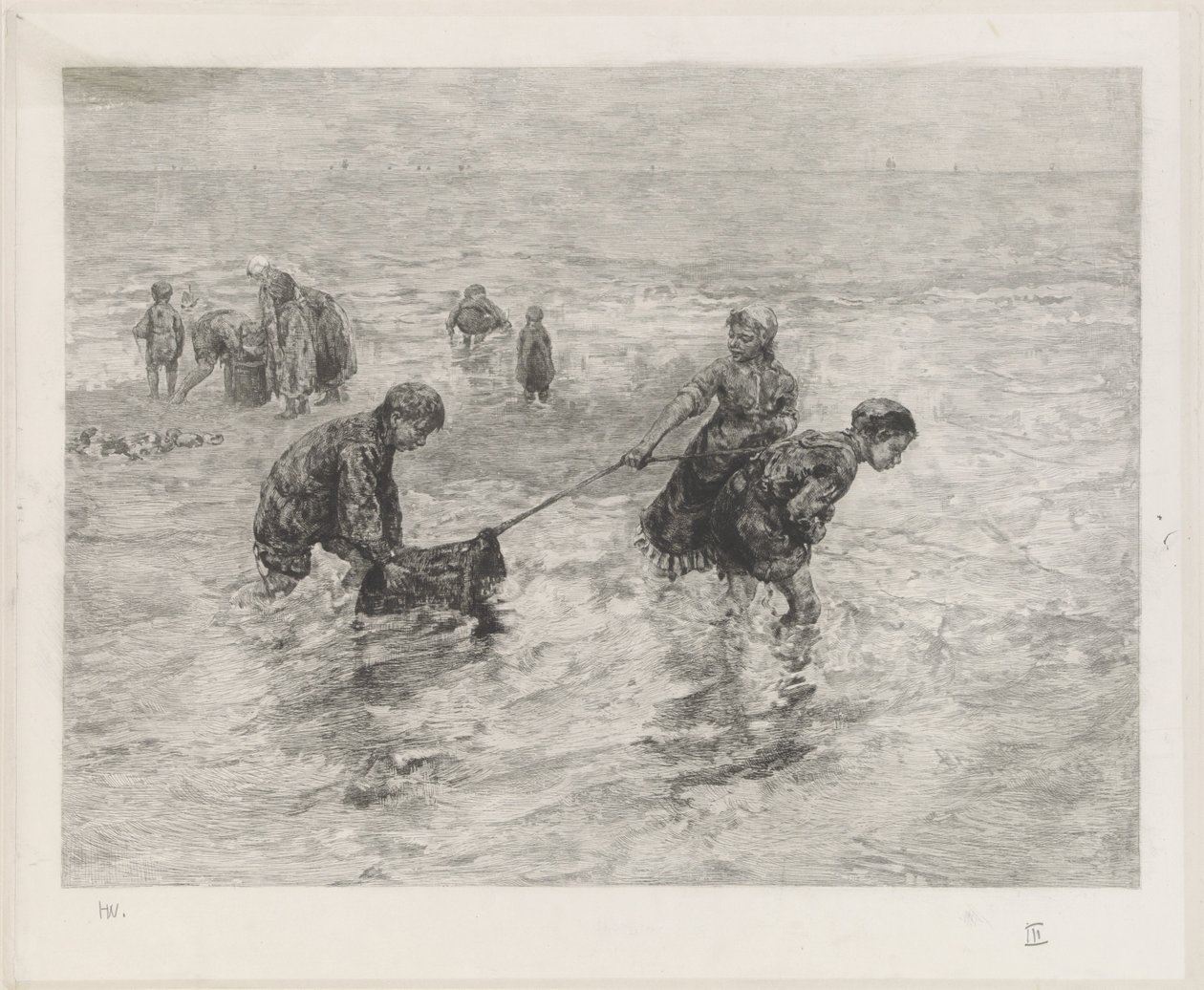 Børn ved havet af Henri Wouters