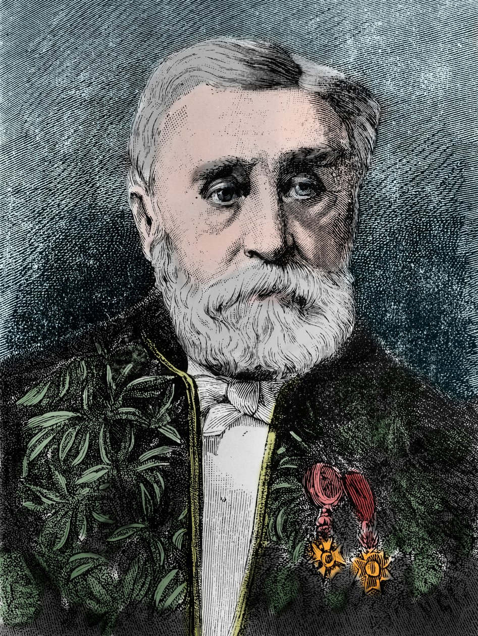 Portræt af Adhemar Jean Claude Barre de Saint-Venant af Henri after Dochy
