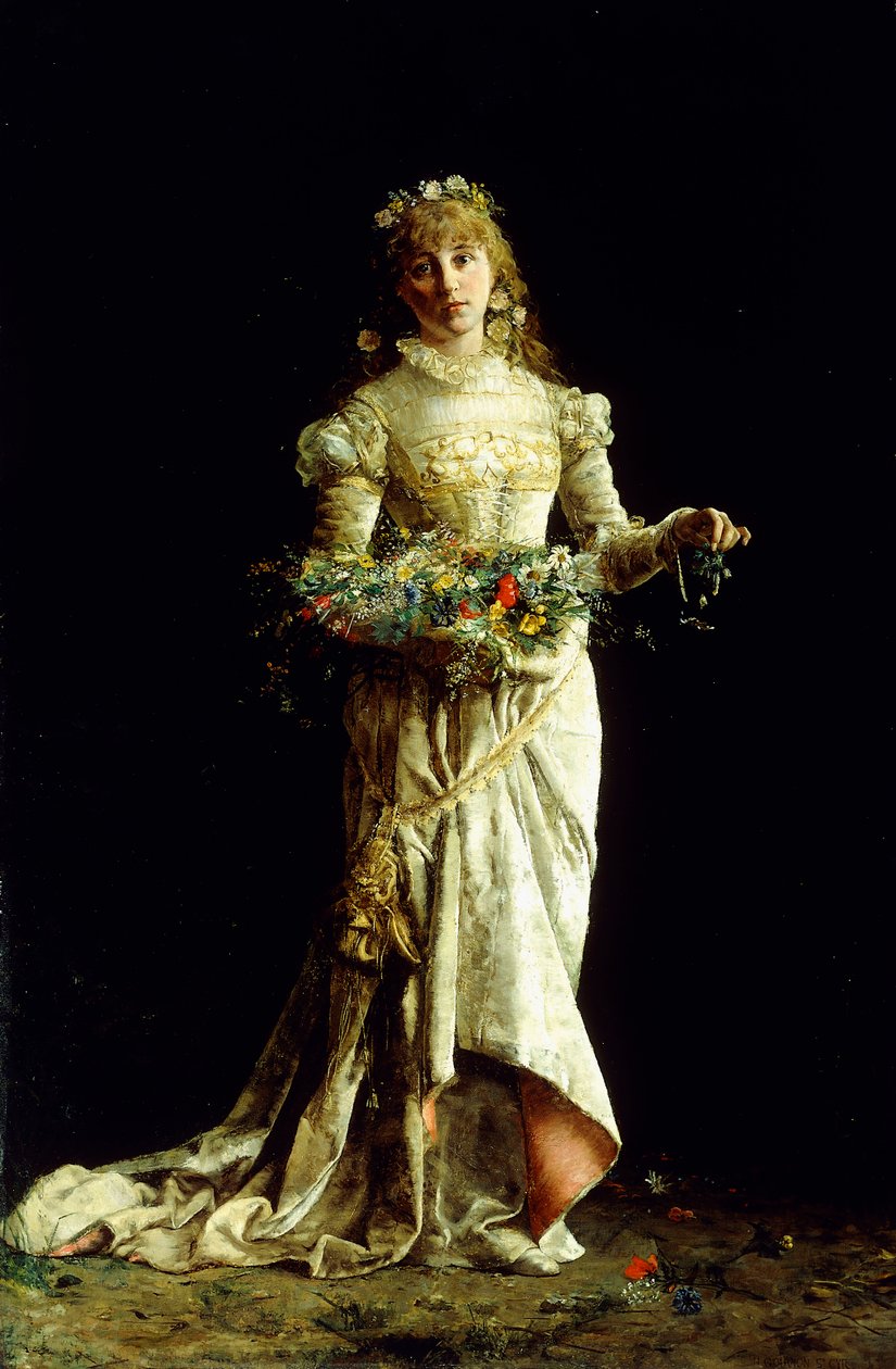 Ophelia af Henri de Gouvion Saint Cyr