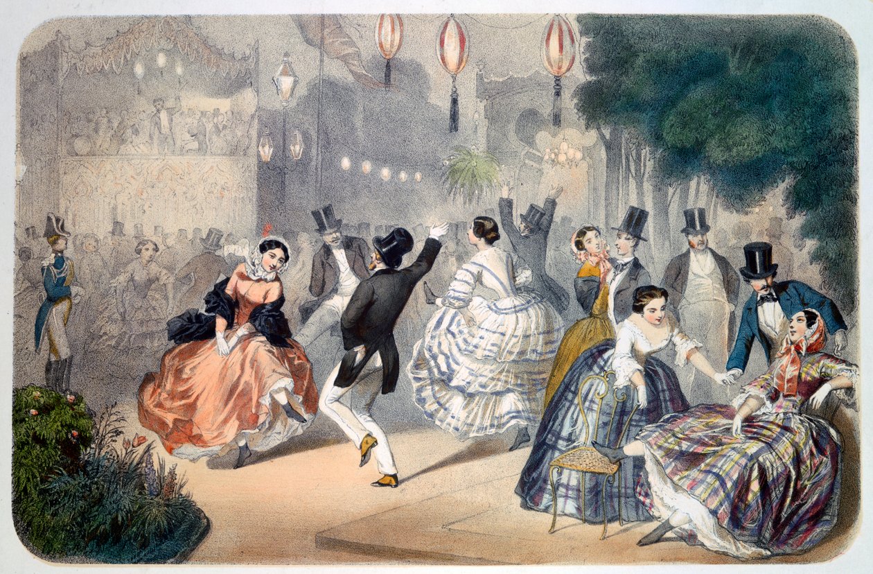 Pariseraften, c1845-1890 af Henri de Montaut