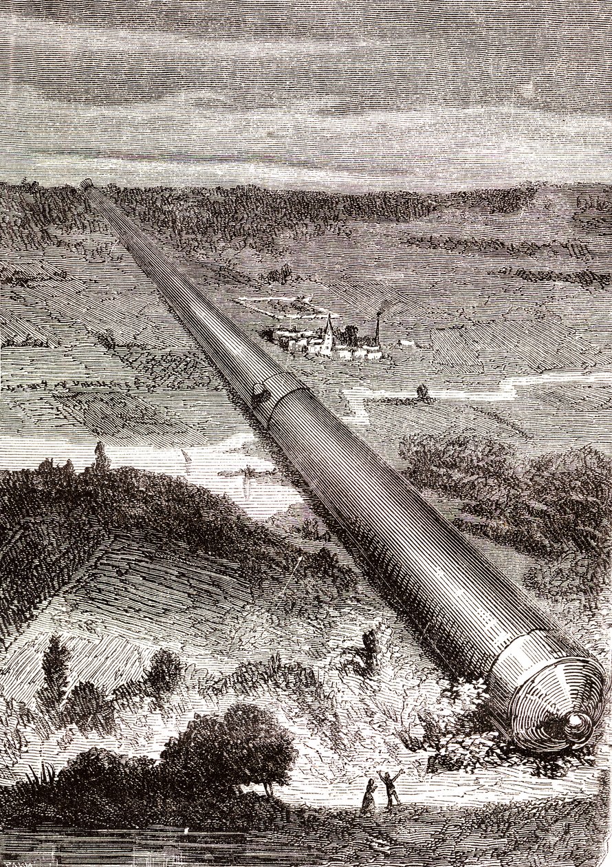 Den gigantiske rumpistol fra J.T. Maston af Henri de Montaut