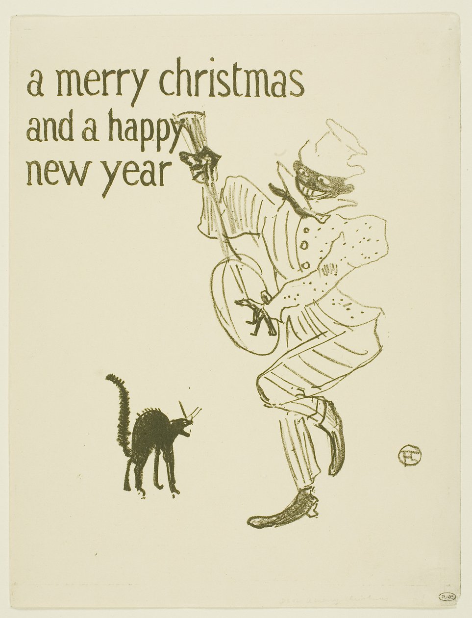 Glædelig jul af Henri de Toulouse-Lautrec