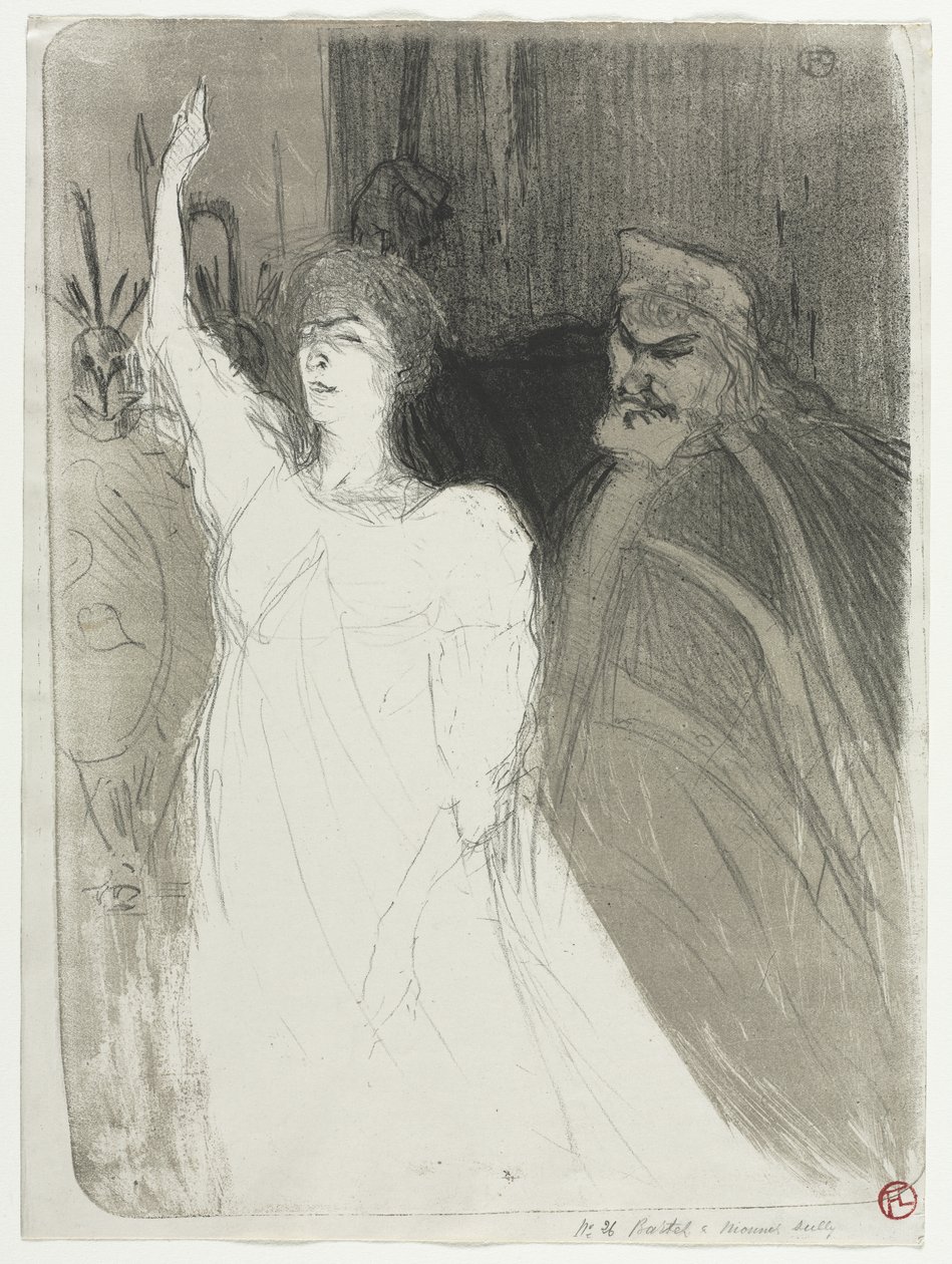 En fyrstelig idyl, Clara Ward af Henri de Toulouse-Lautrec