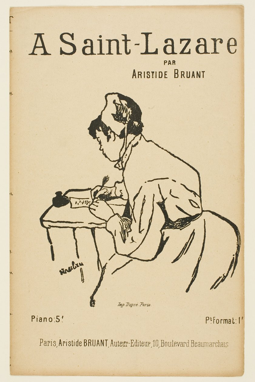 I Saint Lazare af Henri de Toulouse-Lautrec