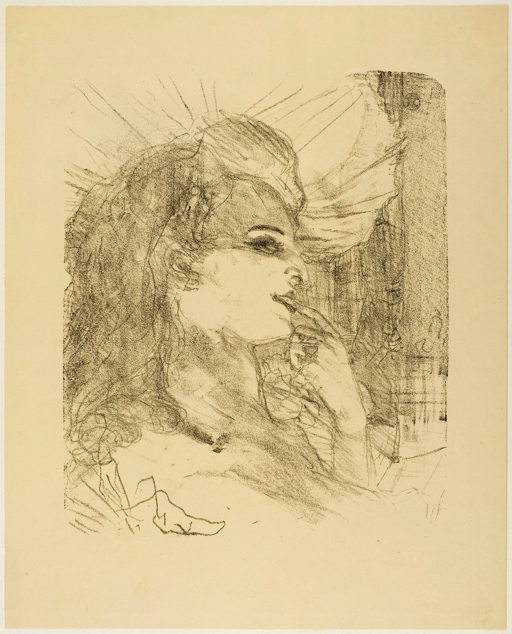 Anna Held, fra Treize Lithographies af Henri de Toulouse-Lautrec