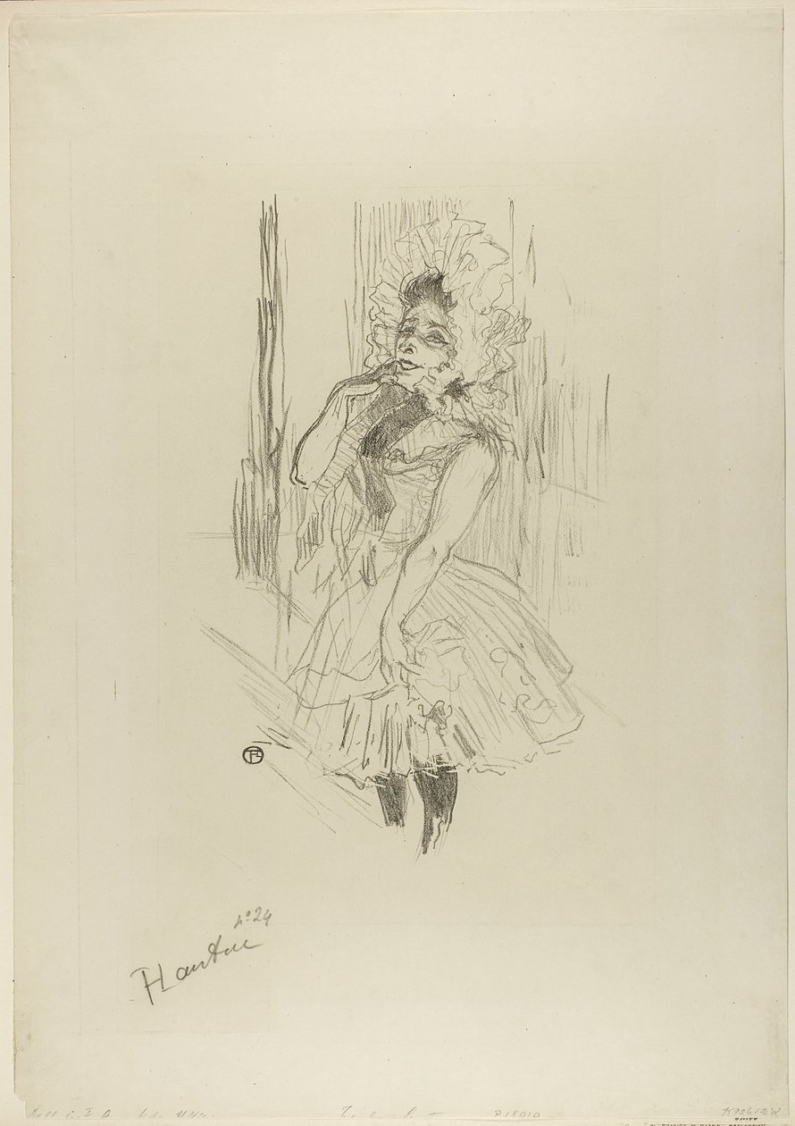 Anna Held, i Alle disse damer på teatret af Henri de Toulouse-Lautrec