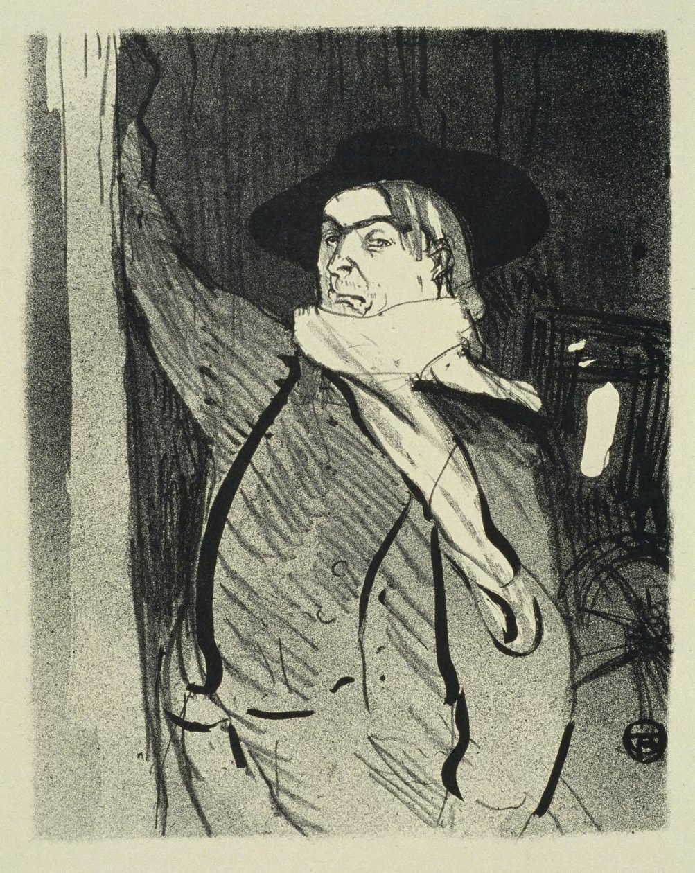 Aristide Bruant af Henri de Toulouse-Lautrec