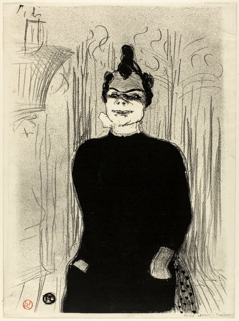 Hos Gaieté Rochechouart: Nicolle af Henri de Toulouse-Lautrec
