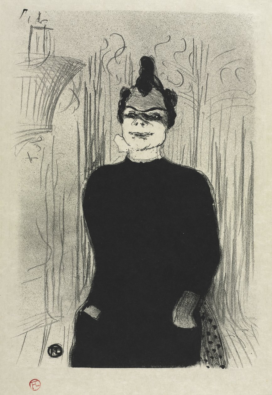 Hos Gaieté Rochechouart: Nicolle af Henri de Toulouse-Lautrec