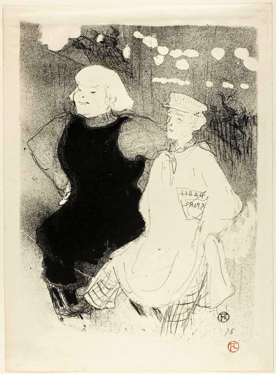 Ved Moulin Rouge: Den fransk-russiske alliance af Henri de Toulouse-Lautrec