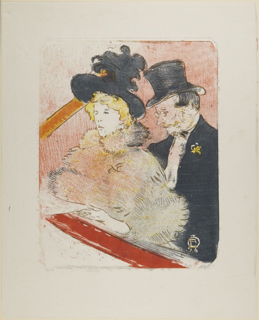 Til koncert, 1896 af Henri de Toulouse-Lautrec