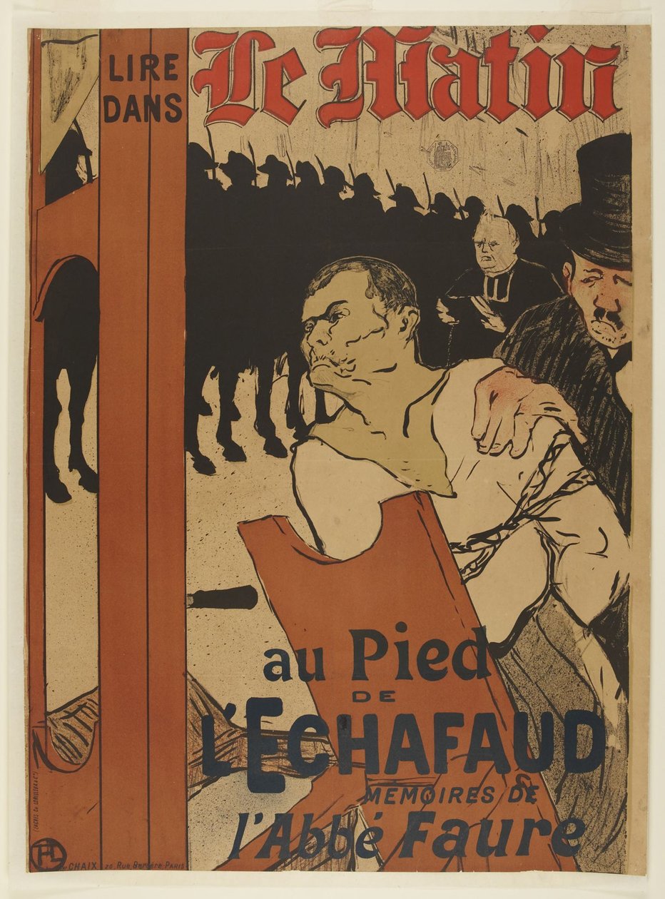 Am Fuße des Schafotts af Henri de Toulouse-Lautrec