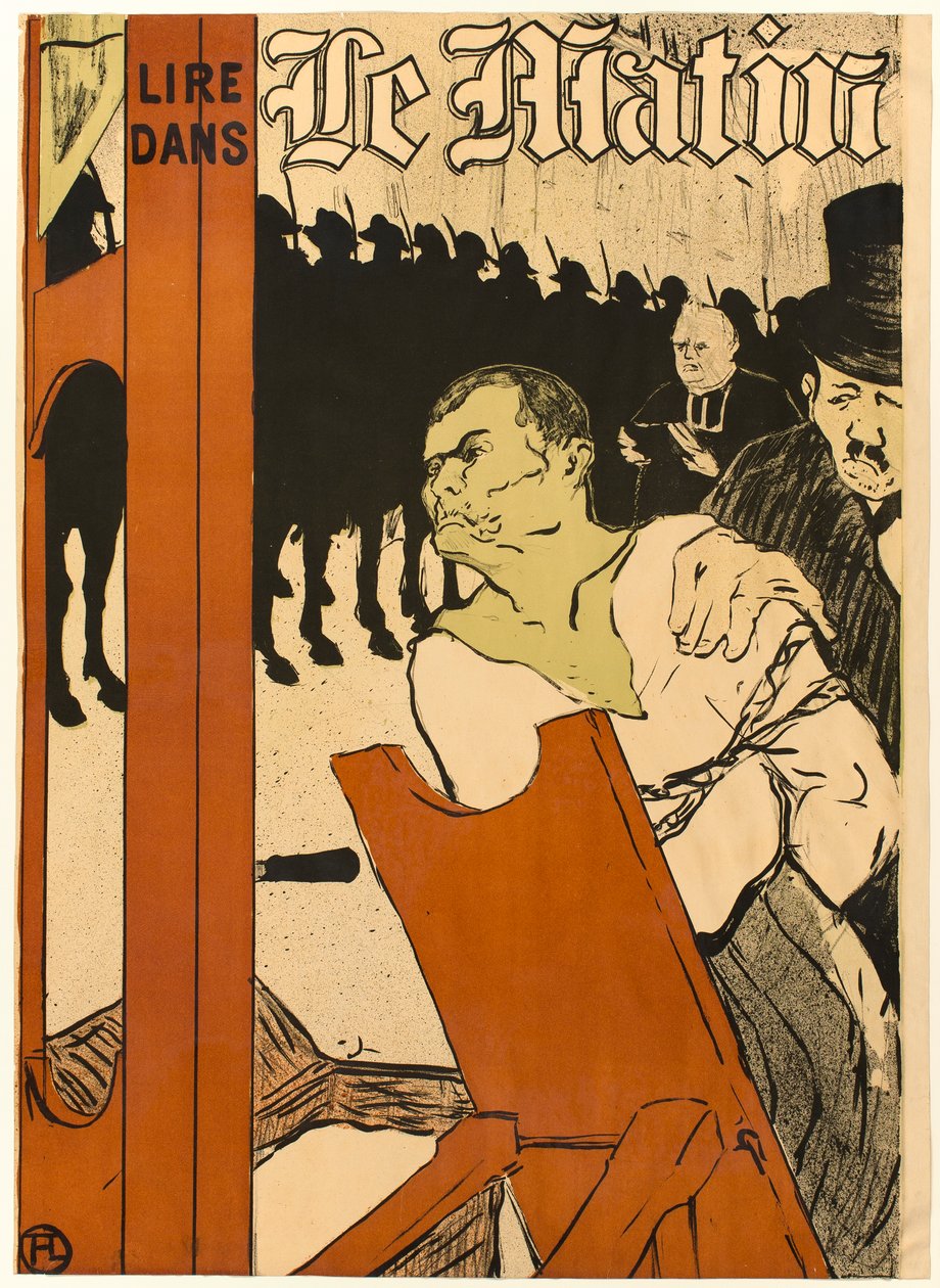 Ved foden af skafottet af Henri de Toulouse-Lautrec