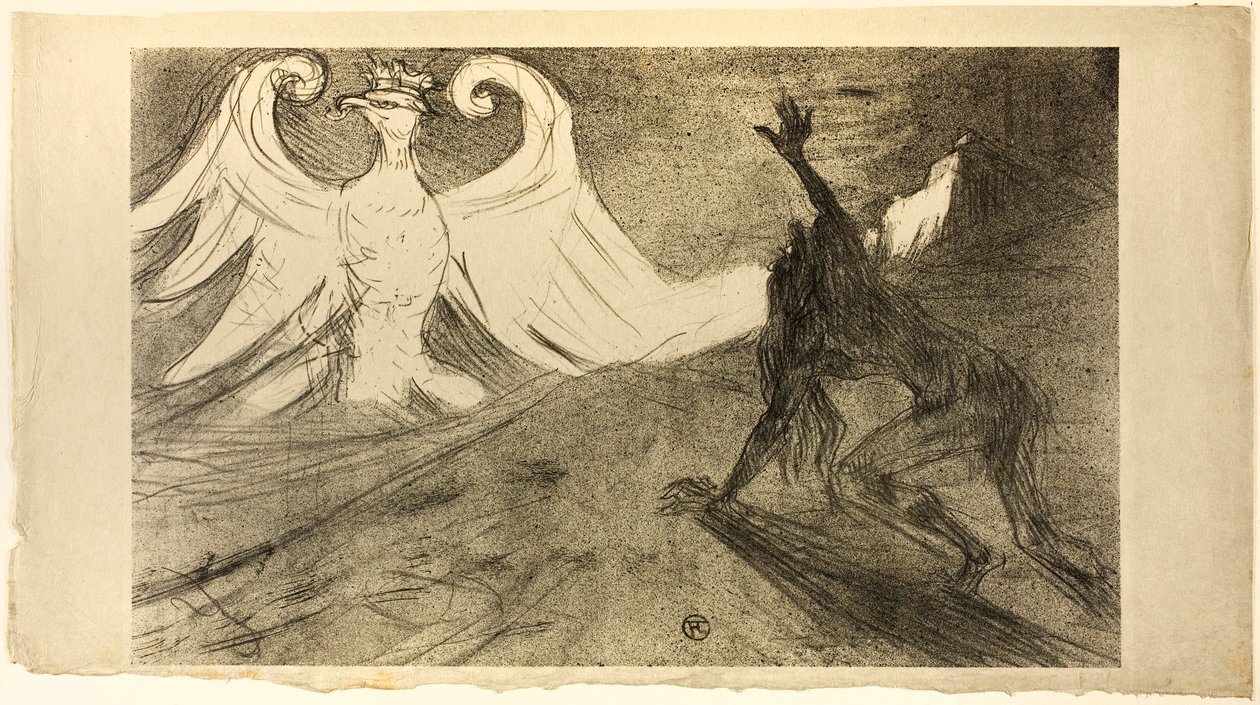 Ved foden af ​​Sinai, afvist dækning af Henri de Toulouse-Lautrec