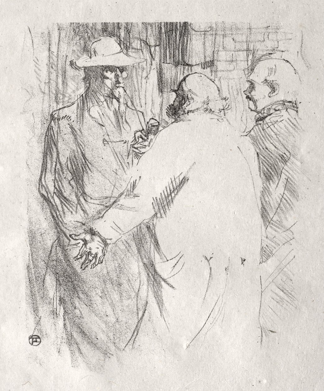 Ved foden af ​​Sinai: Clemenceau til Busk af Henri de Toulouse-Lautrec