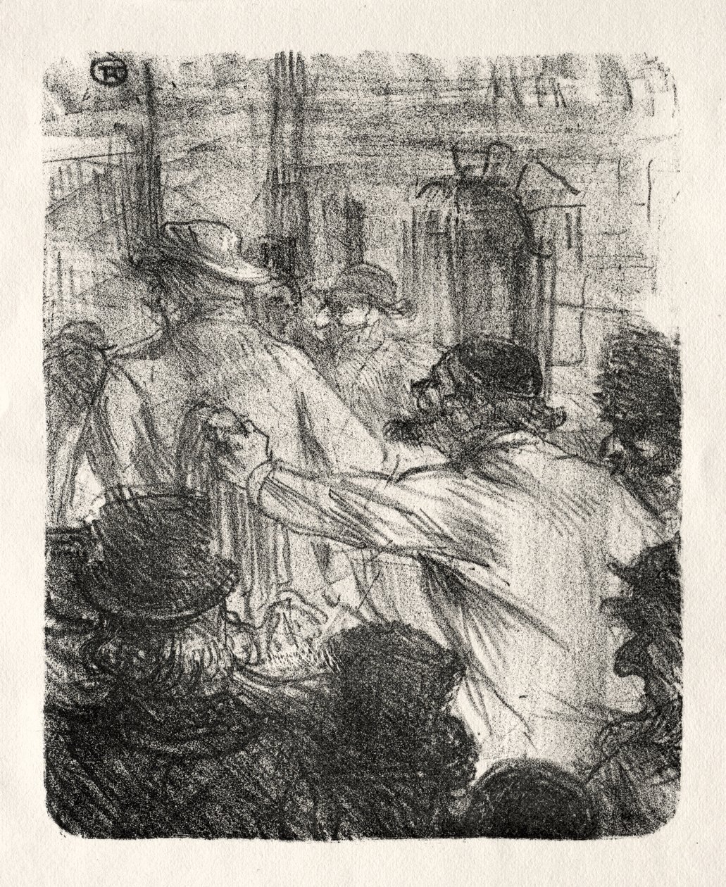 Ved foden af ​​Sinai: Tøjhallen, Krakow af Henri de Toulouse-Lautrec