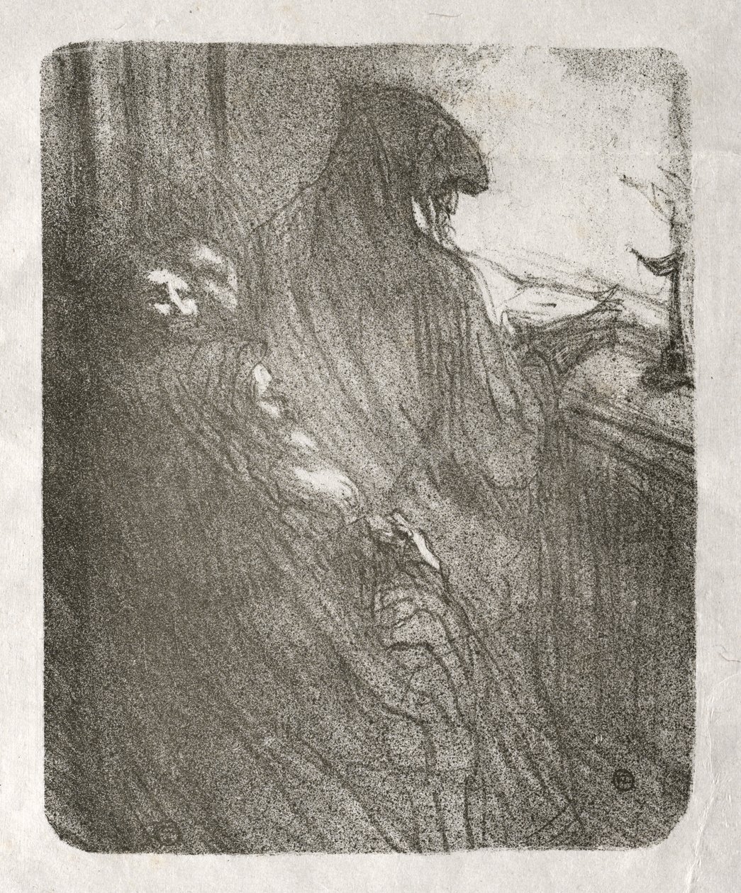 Ved foden af ​​Sinai: De polske jøders bøn af Henri de Toulouse-Lautrec