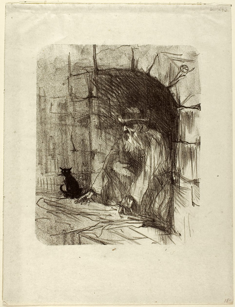 Bagrummet i en butik i Cracow fra Au Pied du Sinaï af Henri de Toulouse-Lautrec