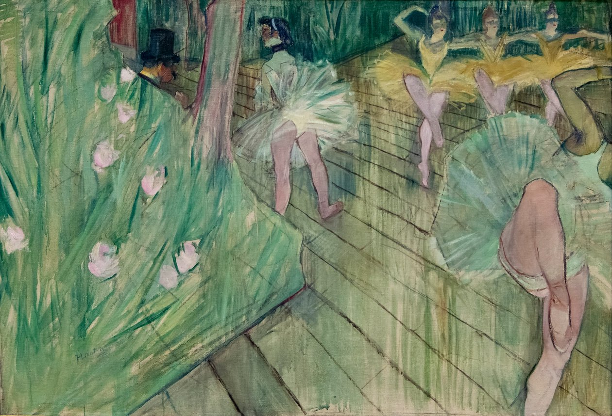 Balletscene af Henri de Toulouse-Lautrec
