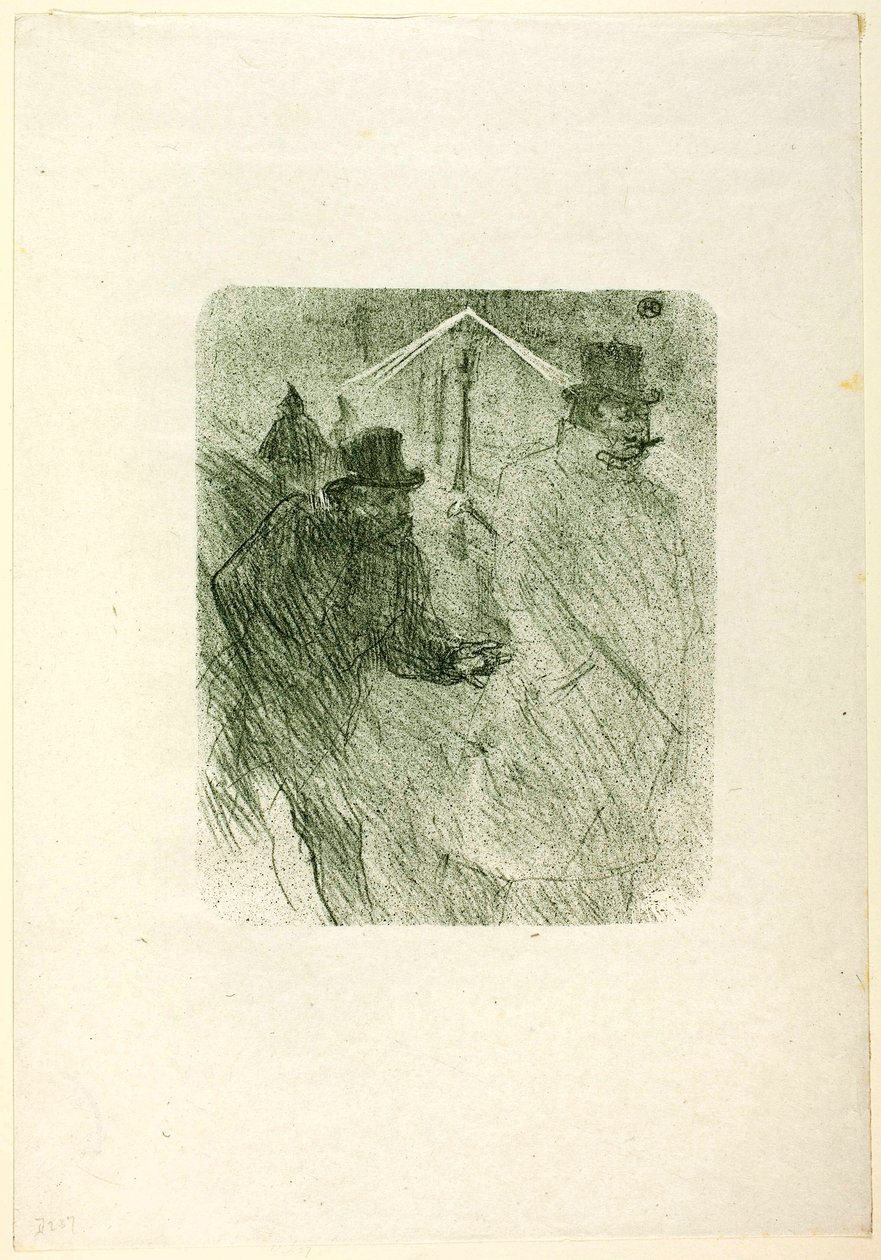 Baron Moïse Begging, fra Au Pied du Sinaï af Henri de Toulouse-Lautrec