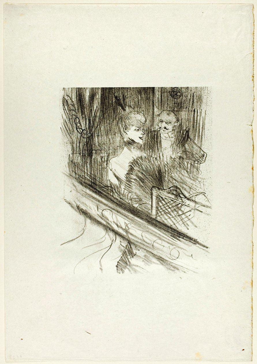 Baron Moïse, logen, fra Au Pied du Sinaï af Henri de Toulouse-Lautrec