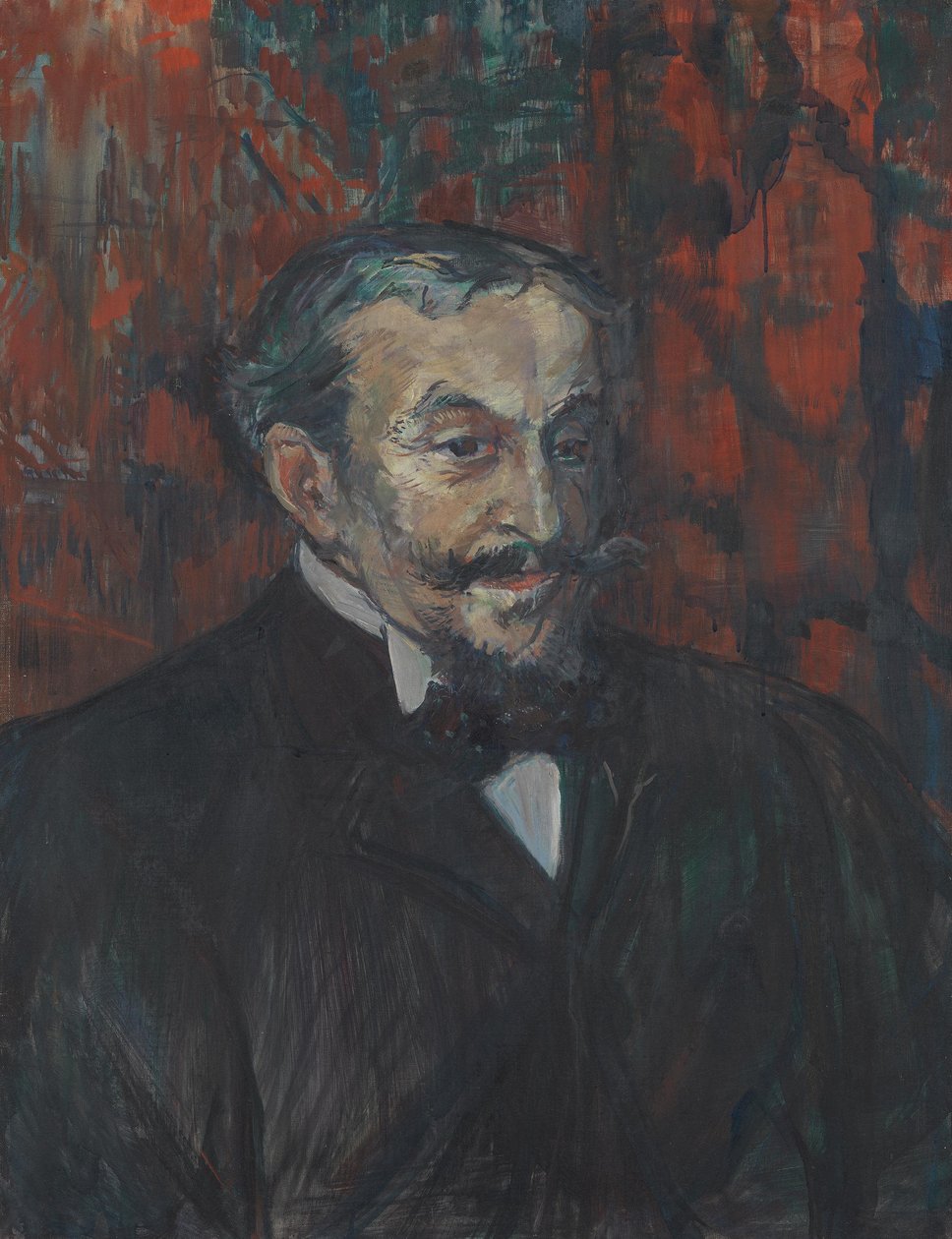 Portræt af en herre (Georges de Villéchenon) af Henri de Toulouse-Lautrec