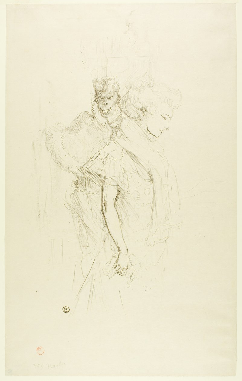 Hvid og sort af Henri de Toulouse-Lautrec