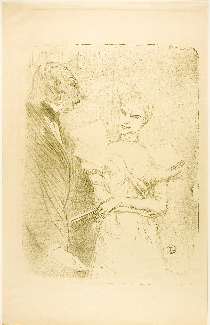 Brandès og Leloir, i Les Cabotins af Henri de Toulouse-Lautrec