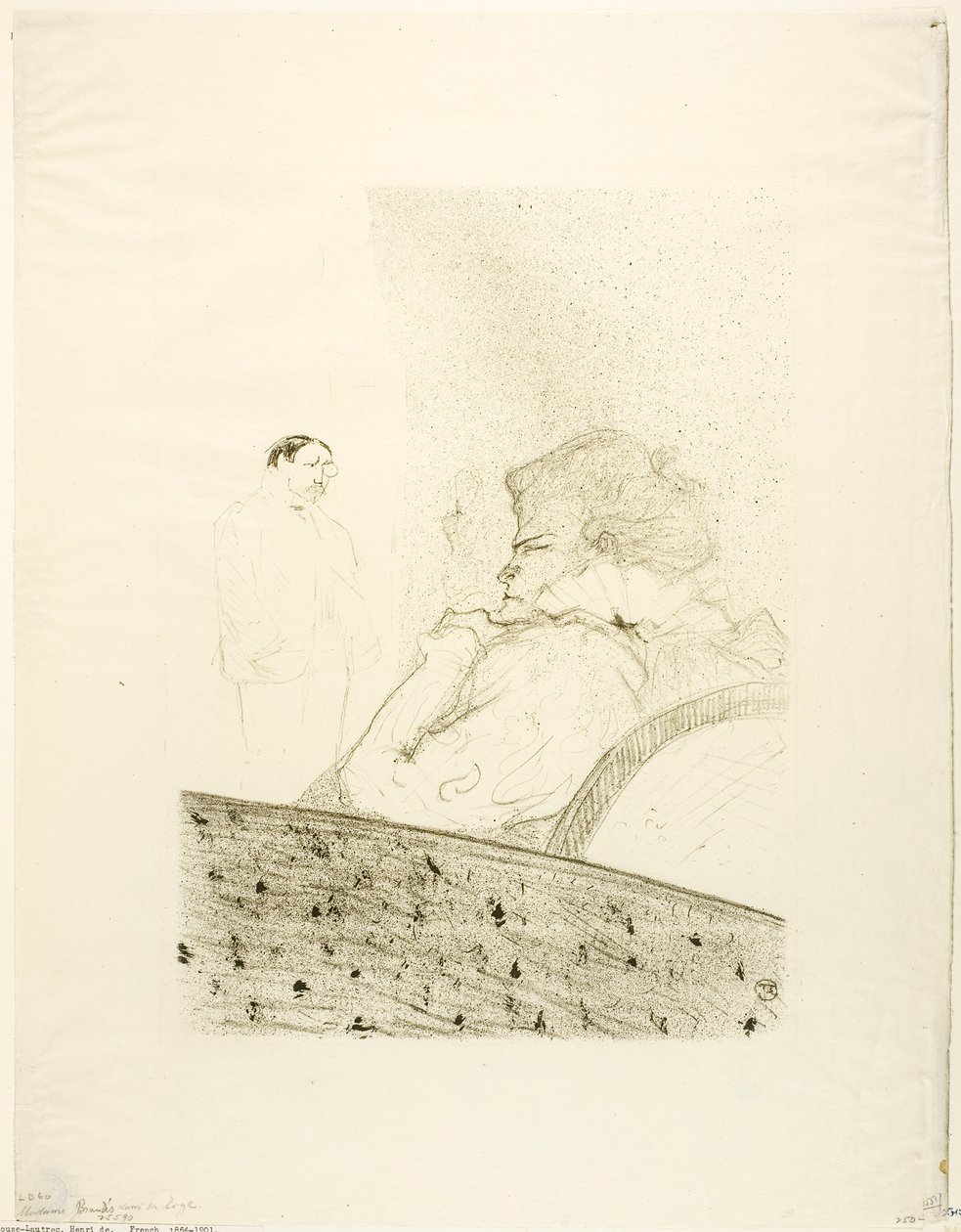 Brandès i sin æske af Henri de Toulouse-Lautrec