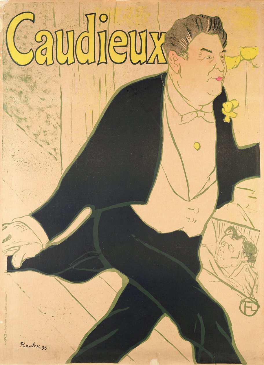Caudieux af Henri de Toulouse Lautrec