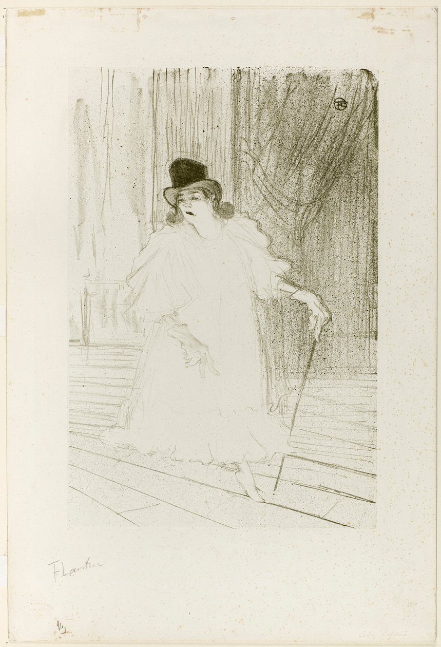 Cecy Loftus af Henri de Toulouse-Lautrec