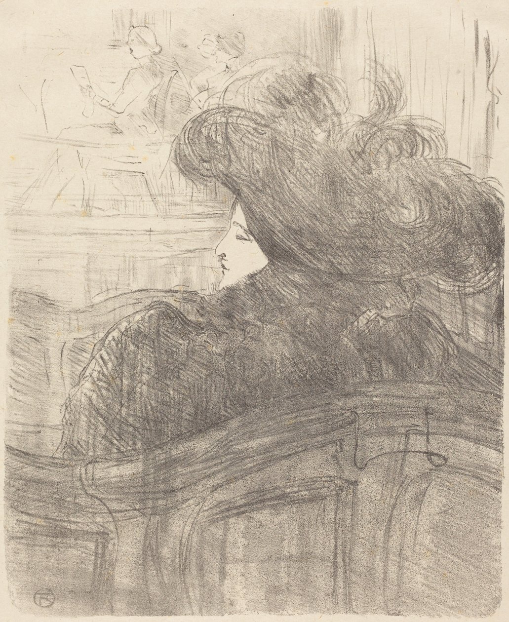 Cleo de Merode af Henri de Toulouse-Lautrec