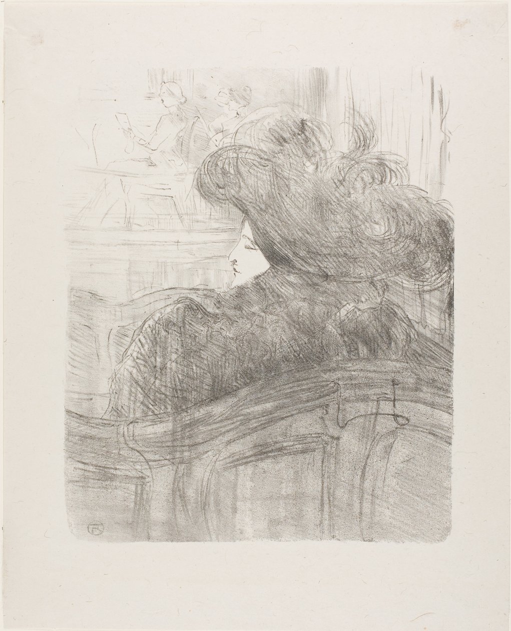 Cléo de Mérode, fra Thirteen Lithographs af Henri de Toulouse-Lautrec